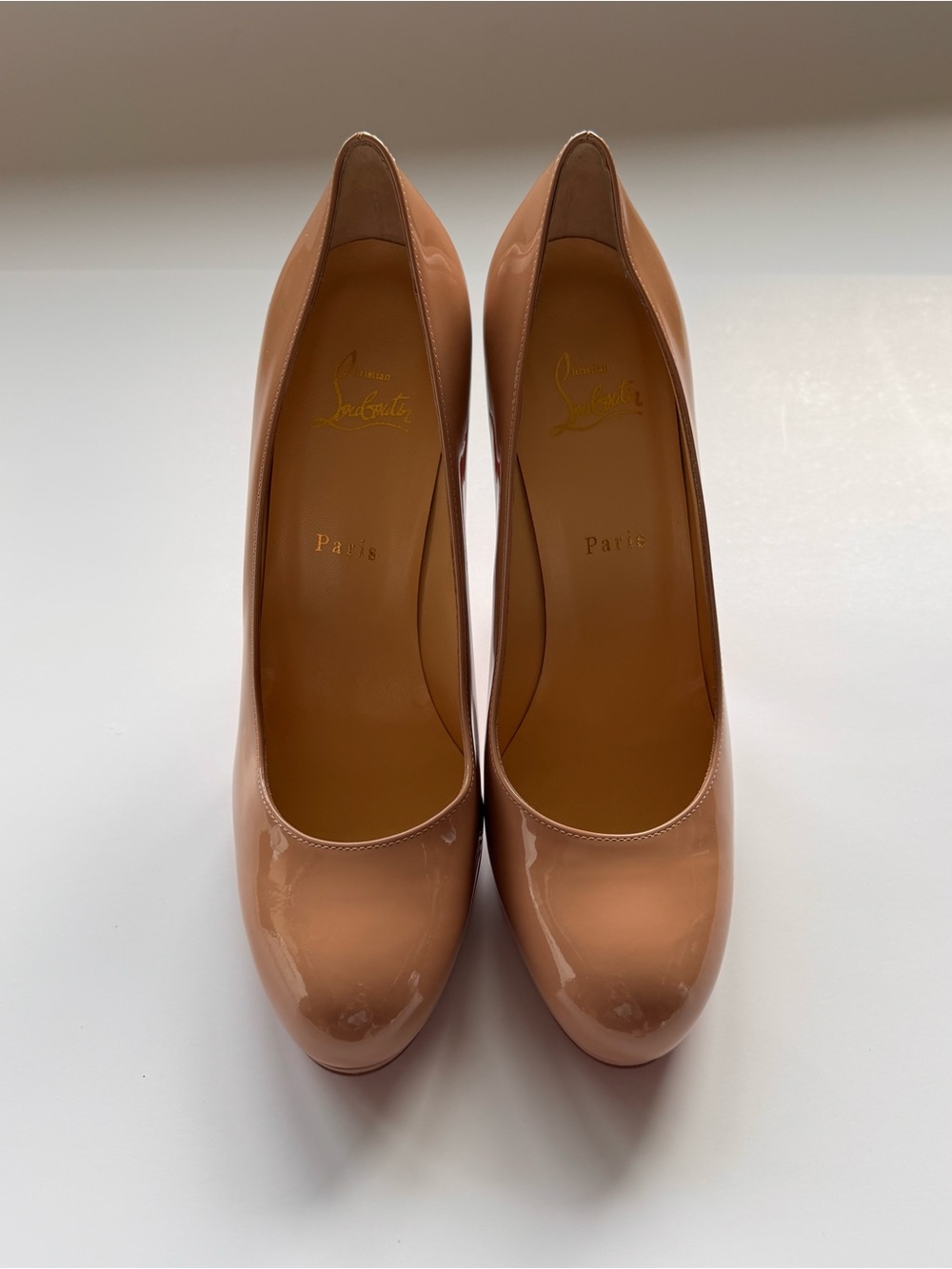 Christian Louboutin New Simple Pump 120 Nude Patent EU 41